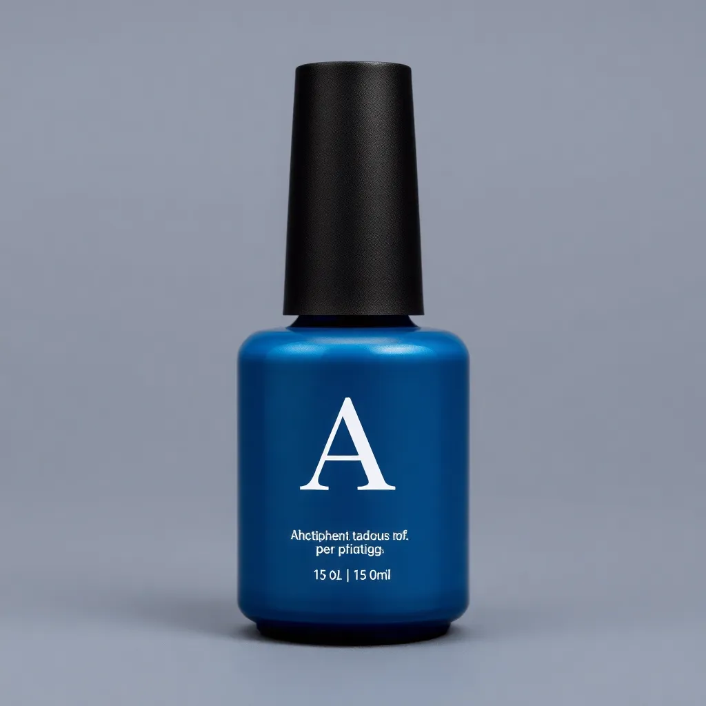 A nail polish bottle