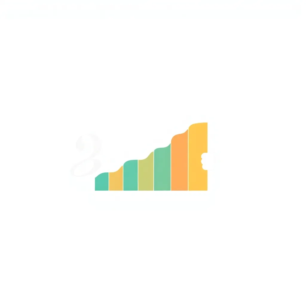 A person holding a graph showing revenue growth