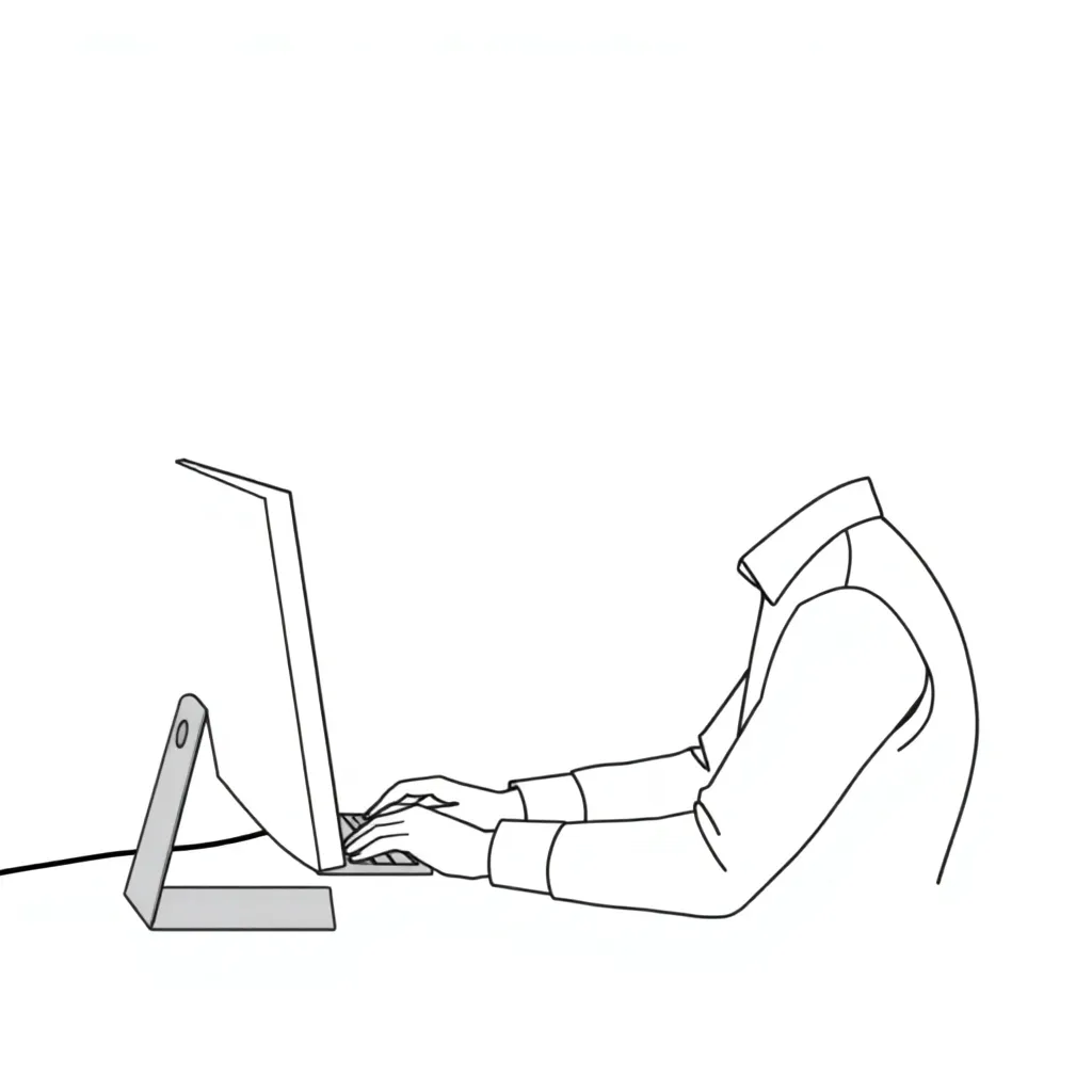 A person sitting at a computer, eagerly waiting to make a reservation