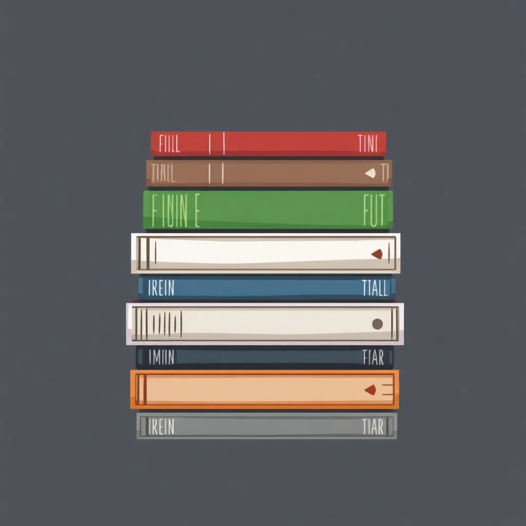 A collection of fantasy novels